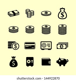 Money symbol set