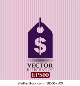 Money Tag icon vector illustration
