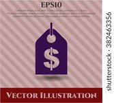 Money Tag vector icon or symbol