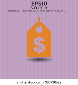 Money Tag vector symbol
