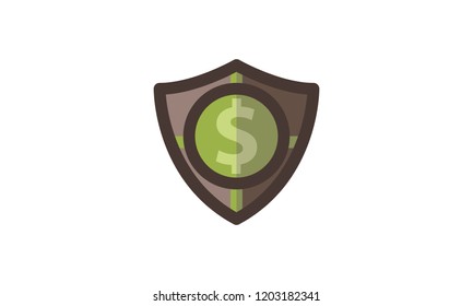 Money Template Filled Line Icon Isolated