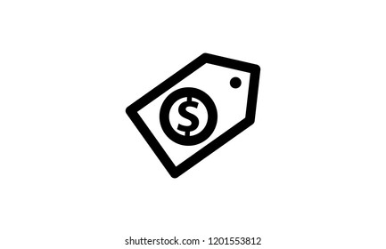 Money Template Icon Isolated