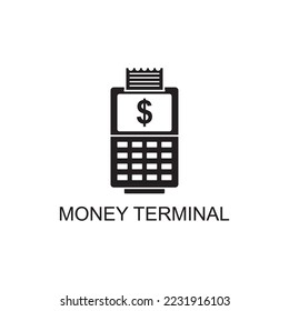 money terminal icon , payment icon