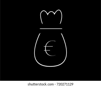 money thin line icon
