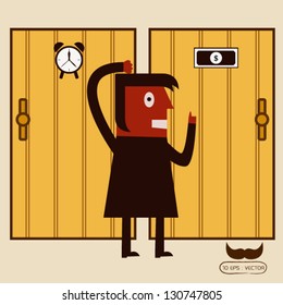 Money and time concept