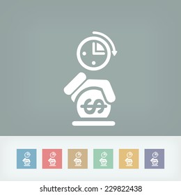 Money time icon