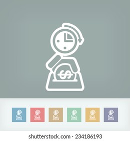 Money time icon