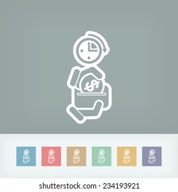 Money time icon
