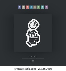 Money time icon