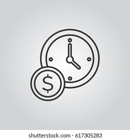 money is time icon