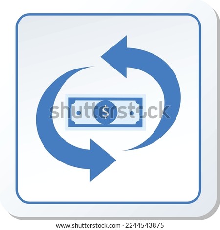 Money Transaction Icon Vector Graphic Illustration