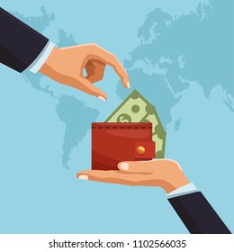 Money transfer around world