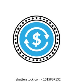 money transfer emblem.sticker,label