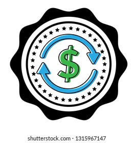 money transfer emblem.sticker,label