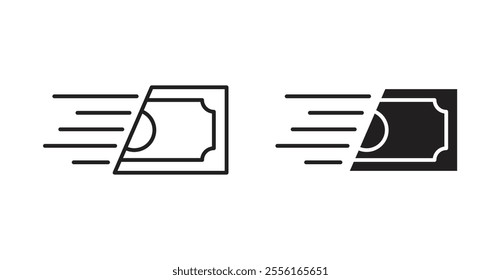 Money transfer Filled flat icons set for apps and web ui designs.