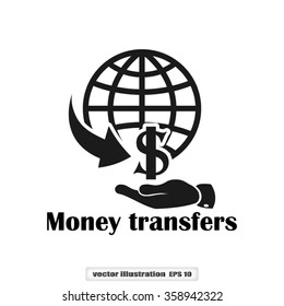 money transfer icon