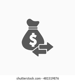money transfer icon