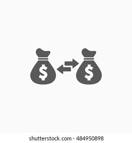 money transfer icon