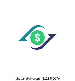 money transfer Icon. Chargeback contour sign. quick fund cash back symbol. Currency exchange refinance. Return on investment. Refund stock market business. Vector line illustration.