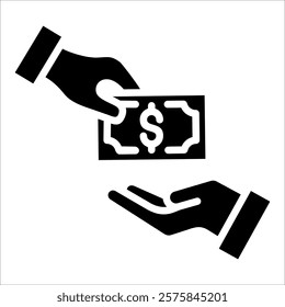 Money Transfer Icon Element For Design