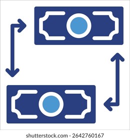 Elemento De Ícone De Transferência De Dinheiro Para Design