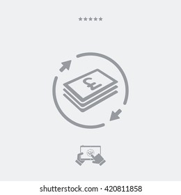 Money Transfer Icon - Sterling