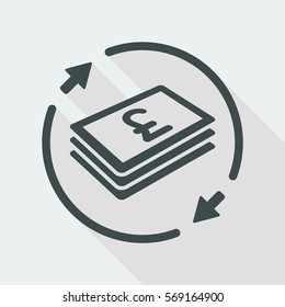 Money Transfer Icon - Sterling