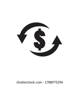 Money Transfer Icon Vector Illustration