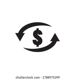 Money Transfer Icon Vector Illustration