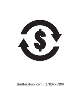 Money Transfer Icon Vector Illustration
