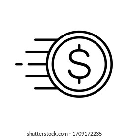 Money Transfer icon vector image. Can also be used for Business. Suitable for mobile apps, web apps and print media.