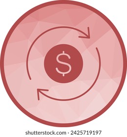 Money Transfer icon vector image. Suitable for mobile application web application and print media.