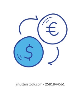 Money Transfer icon vector stock illustration