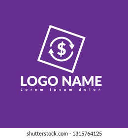 money transfer logo concept, money transfer icon. Designed for your web site design, logo, app, UI