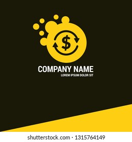 money transfer logo concept, money transfer icon. Designed for your web site design, logo, app, UI