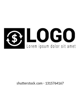 money transfer logo concept, money transfer icon. Designed for your web site design, logo, app, UI
