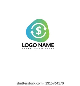 money transfer logo concept, money transfer icon. Designed for your web site design, logo, app, UI