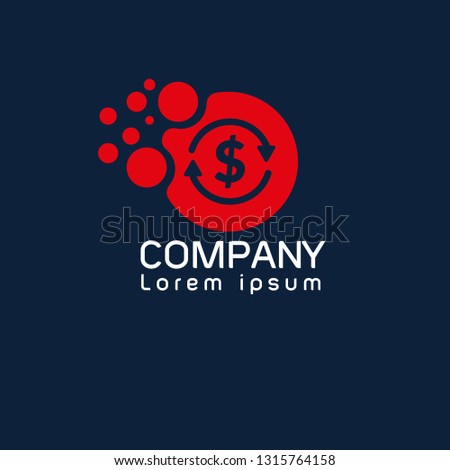 money transfer logo concept, money transfer icon. Designed for your web site design, logo, app, UI