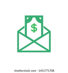 Money transfer logo template vector funds icon design