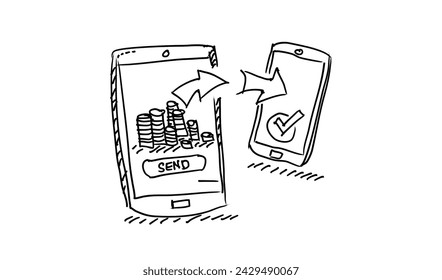 Money transfer from and to wallet in isometric vector design. Capital flow, earning or making money. Financial savings or economy concept.