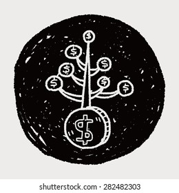 money tree doodle