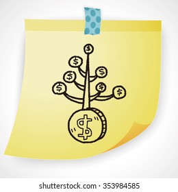 money tree doodle