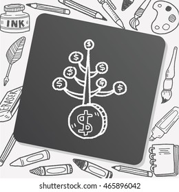 money tree doodle
