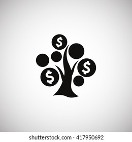 Icono de árbol de dinero