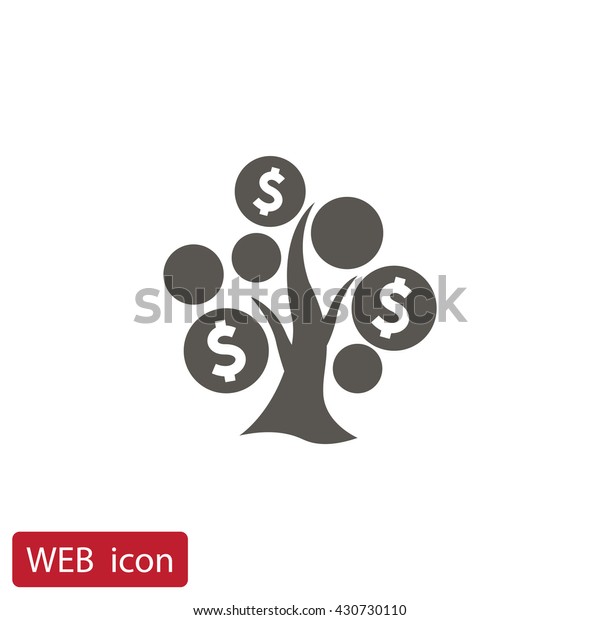 Money Tree Icon Stock Vector (Royalty Free) 430730110