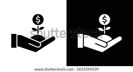 Money tree icon Vector scalable graphics