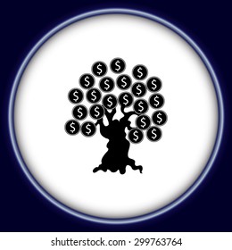 Money tree isolated 