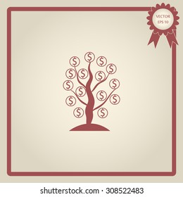 Money tree isolated