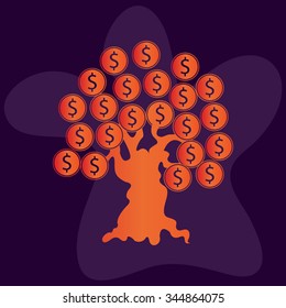 Money tree isolated 