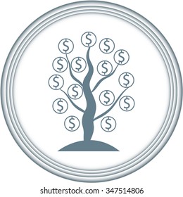 Money tree isolated 